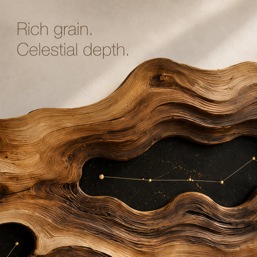 Aurelia Sculptural Wood Wall Art - Design 051 - product image 05