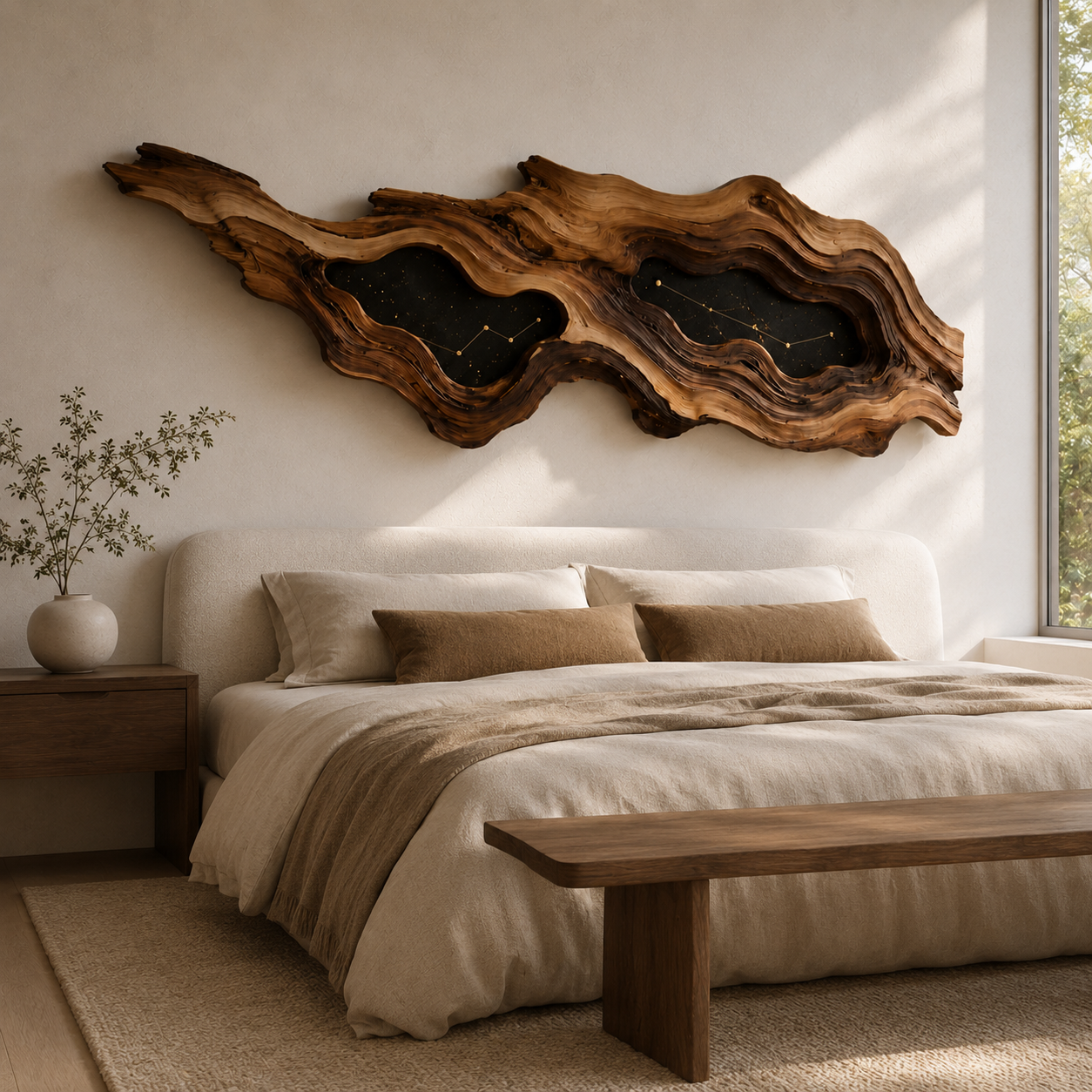 Aurelia Sculptural Wood Wall Art - Design 051 - product image 07