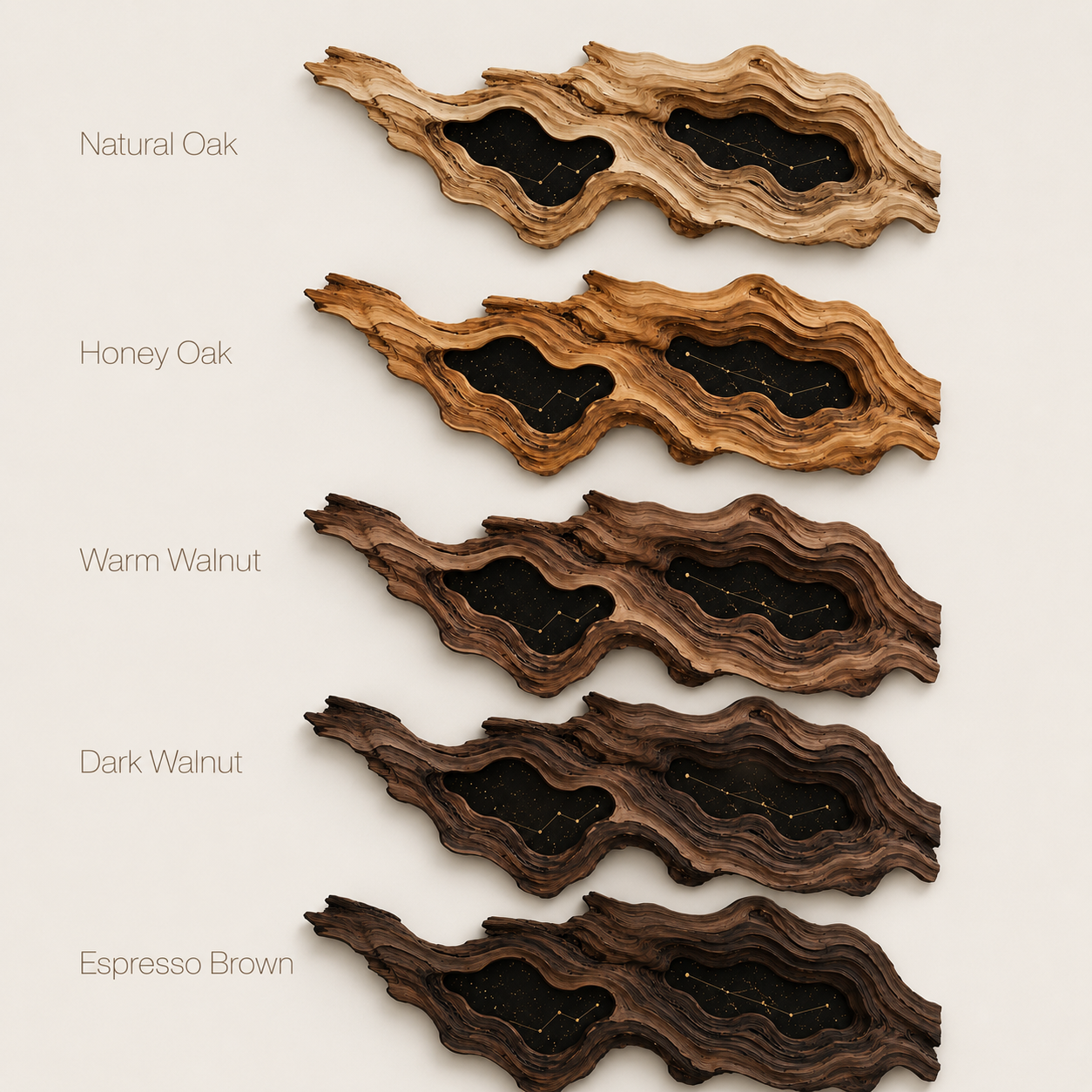 Aurelia Sculptural Wood Wall Art - Design 051 - product image 11