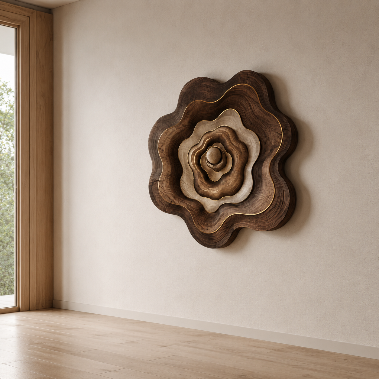 Calder Layered Wood Wall Art - Design 054 - product image 03