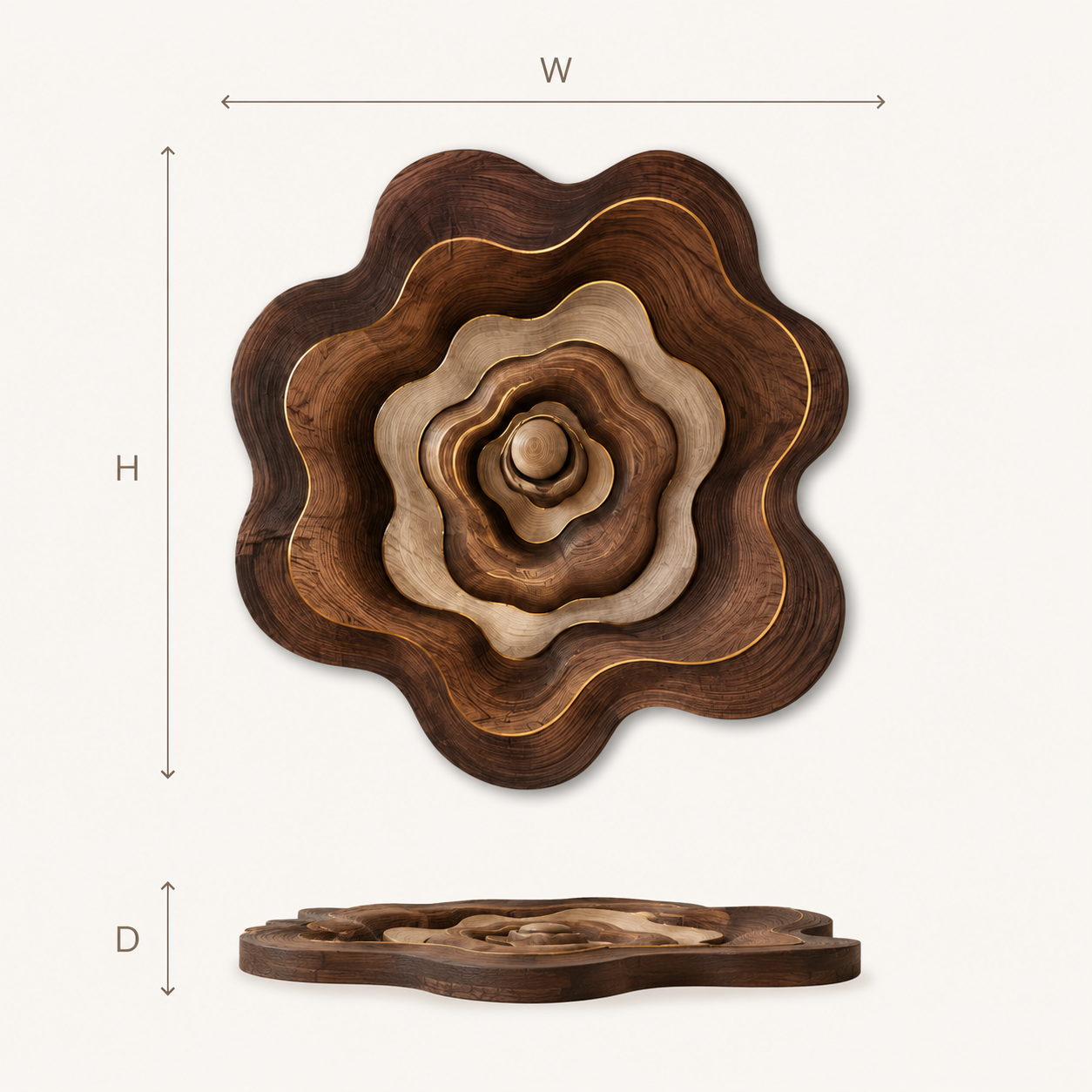 Calder Layered Wood Wall Art - Design 054 - product image 08