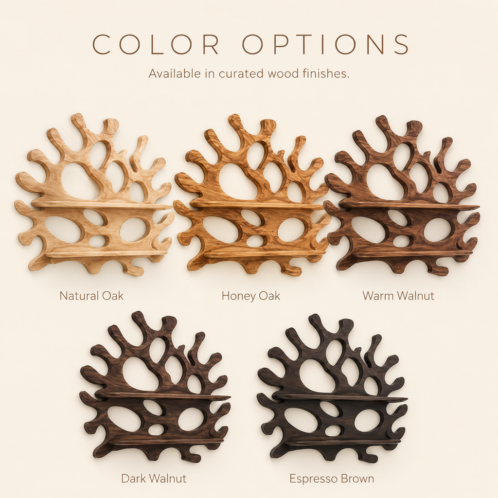 Solid Wood Wall Wine Rack with Glass Holder - 5 Bottle - Cellular - product image 11