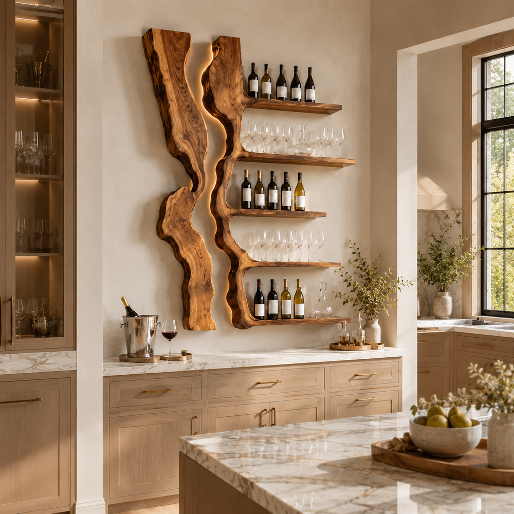 Avery Sculptural Wall Wine Rack - Design 292 - product image 03
