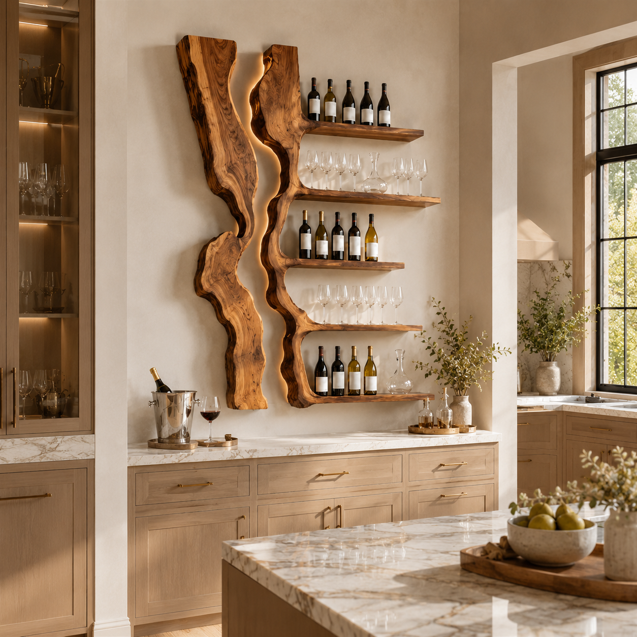 Avery Sculptural Wall Wine Rack - Design 292 - product image 03