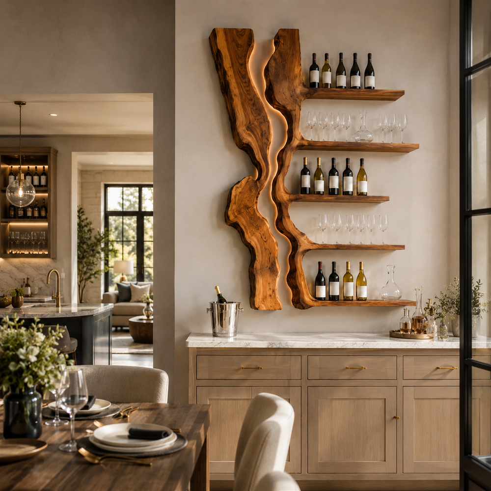 Avery Sculptural Wall Wine Rack - Design 292 - product image 09
