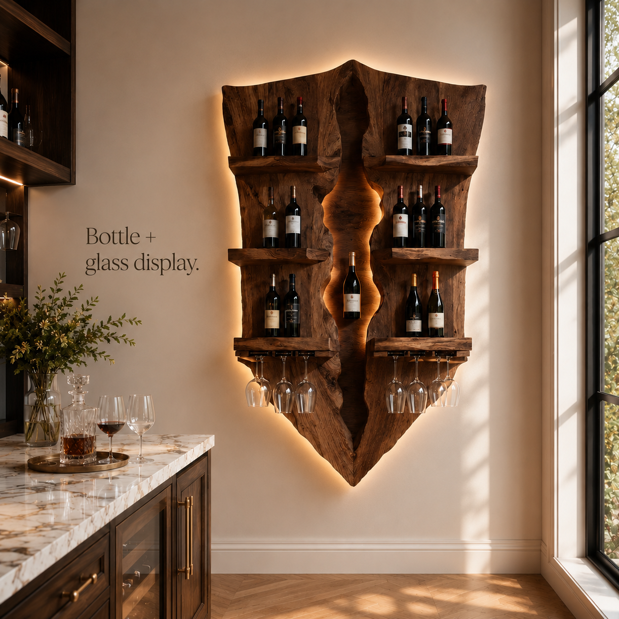Isla Home Bar Wine Holder - Design 295 - product image 07