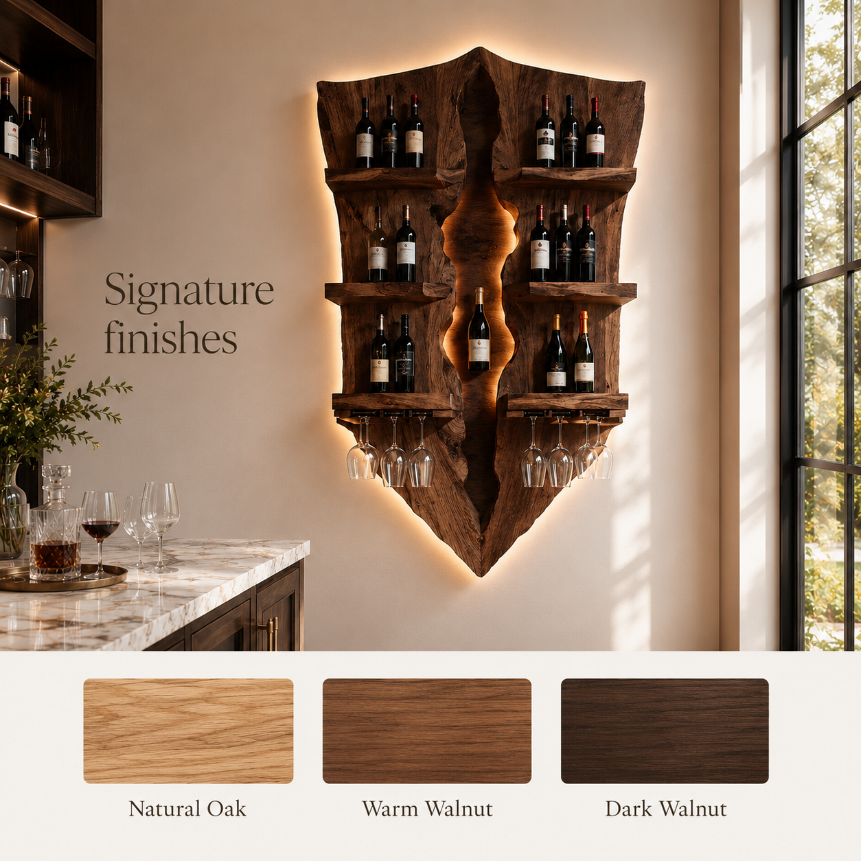 Isla Home Bar Wine Holder - Design 295 - product image 11