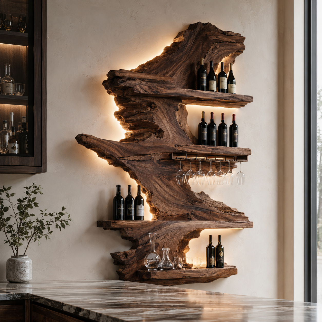 Soren Wall Mounted Wine Rack - Design 296 - main view