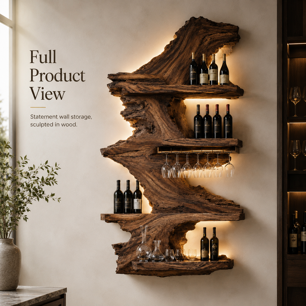 Soren Wall Mounted Wine Rack - Design 296 - product image 03