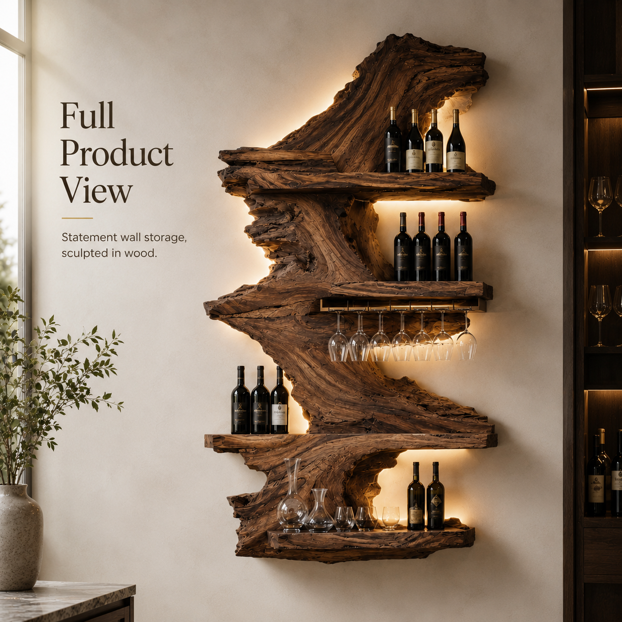Soren Wall Mounted Wine Rack - Design 296 - product image 03