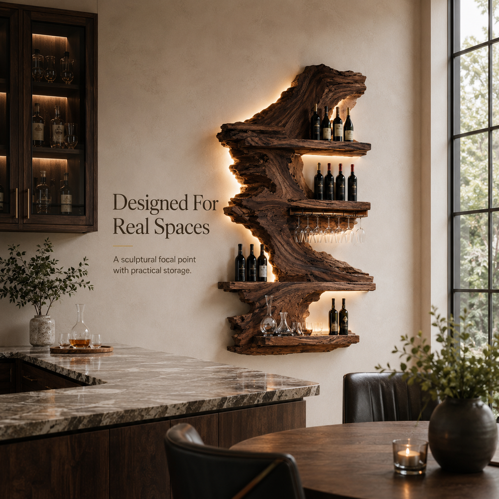 Soren Wall Mounted Wine Rack - Design 296 - product image 04
