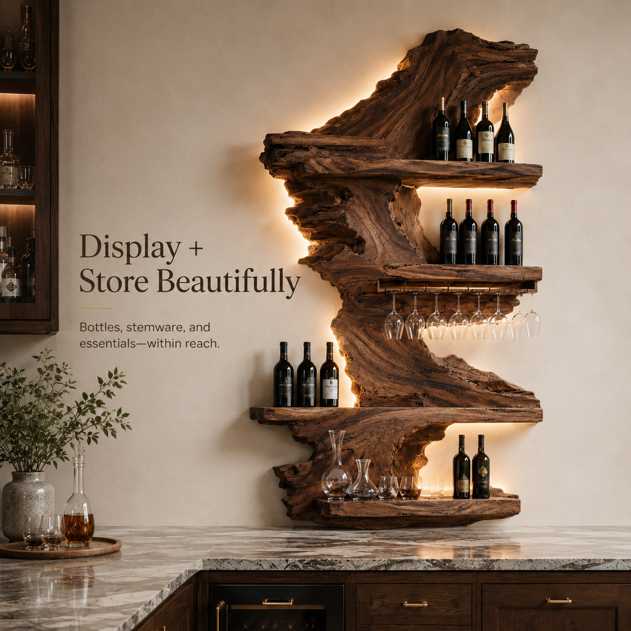 Soren Wall Mounted Wine Rack - Design 296 - product image 07