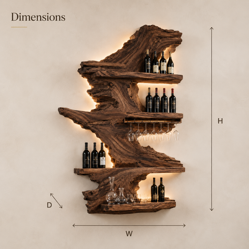 Soren Wall Mounted Wine Rack - Design 296 - product image 08