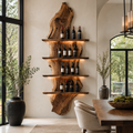 Veyra Warm Wood Wine Rack - Design 298 - main view