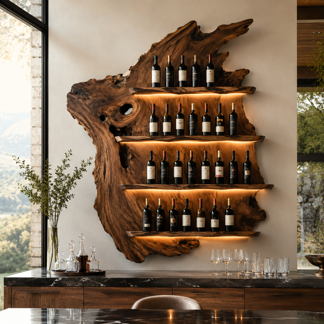 Calder Statement Wine Holder - Design 299 - main view
