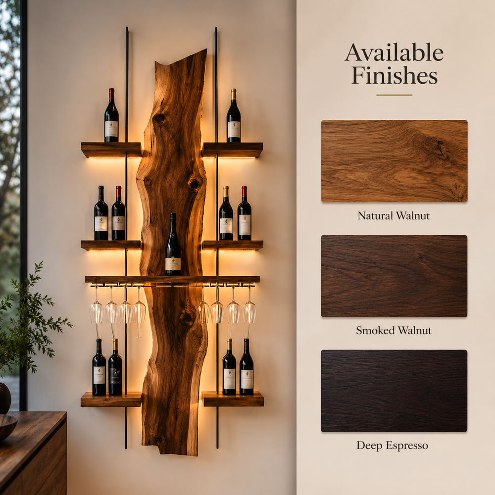 Rowan Solid Wood Wine Holder - Design 301 - product image 11