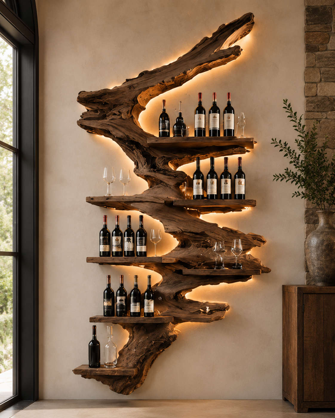 Isla Home Bar Wine Holder - Design 303 - main view