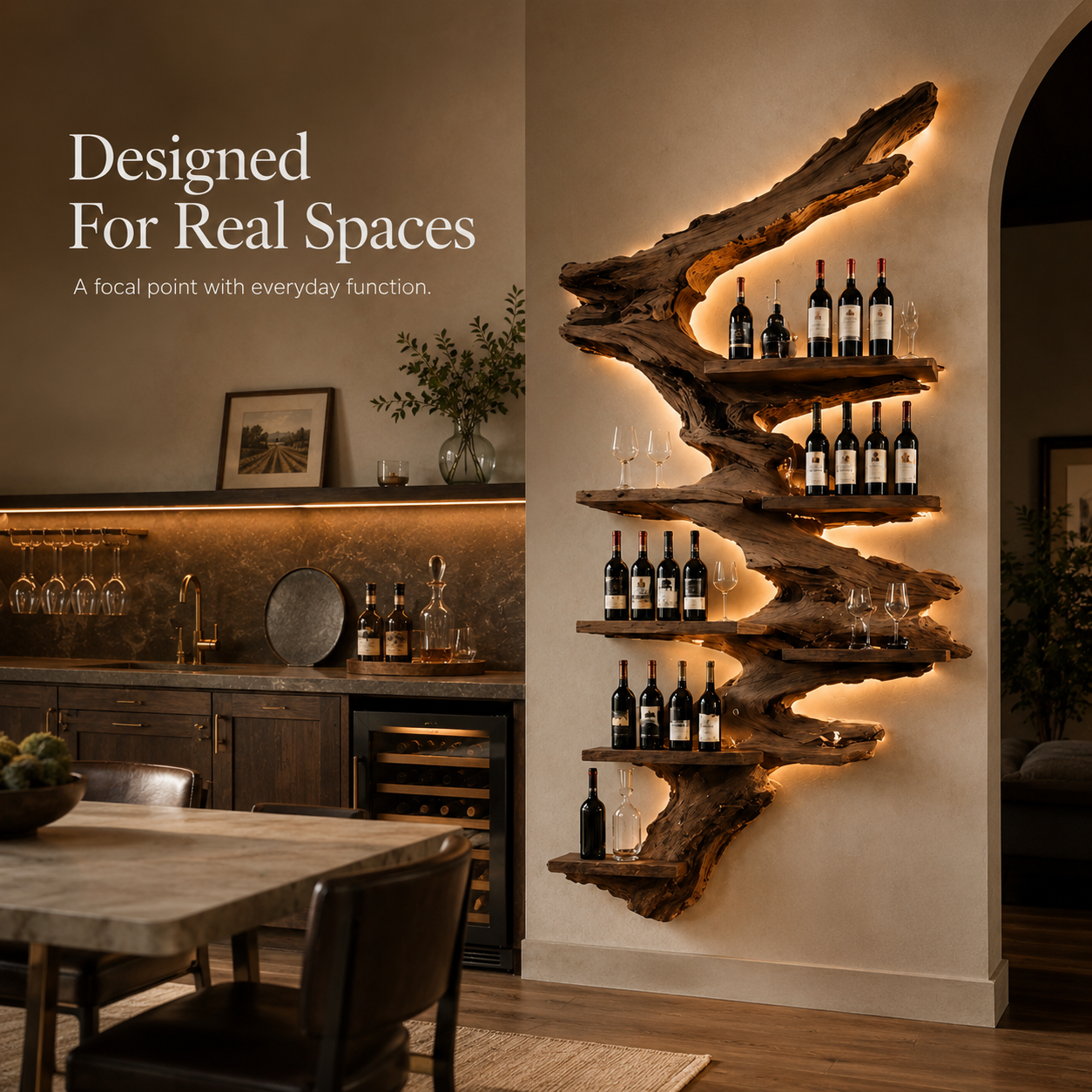 Isla Home Bar Wine Holder - Design 303 - product image 02