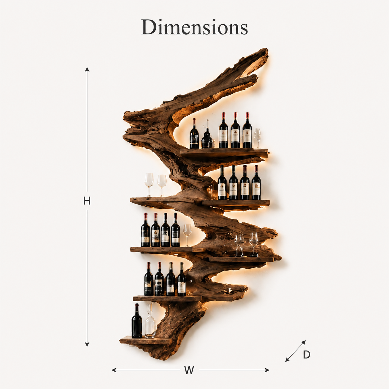 Isla Home Bar Wine Holder - Design 303 - product image 06