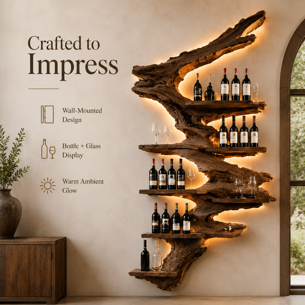Isla Home Bar Wine Holder - Design 303 - product image 07