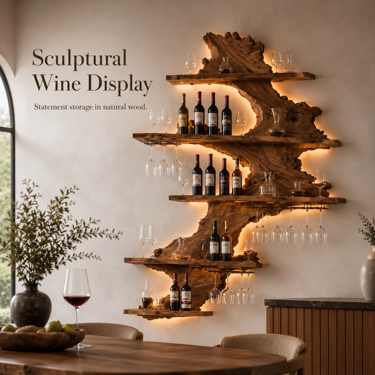 Soren Wall Mounted Wine Rack - Design 304 - product image 02