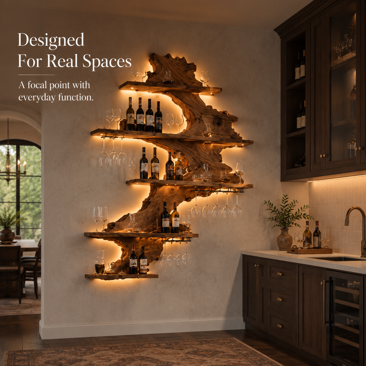 Soren Wall Mounted Wine Rack - Design 304 - product image 04