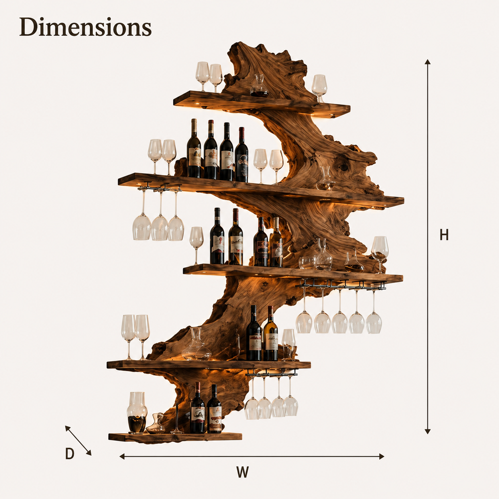 Soren Wall Mounted Wine Rack - Design 304 - product image 08