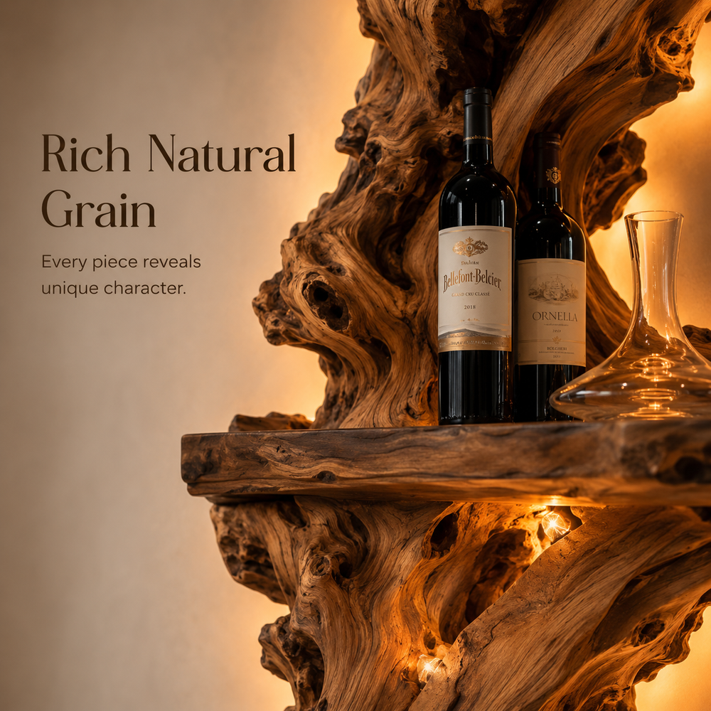 Elara Curved Wood Wine Holder - Design 305 - product image 05
