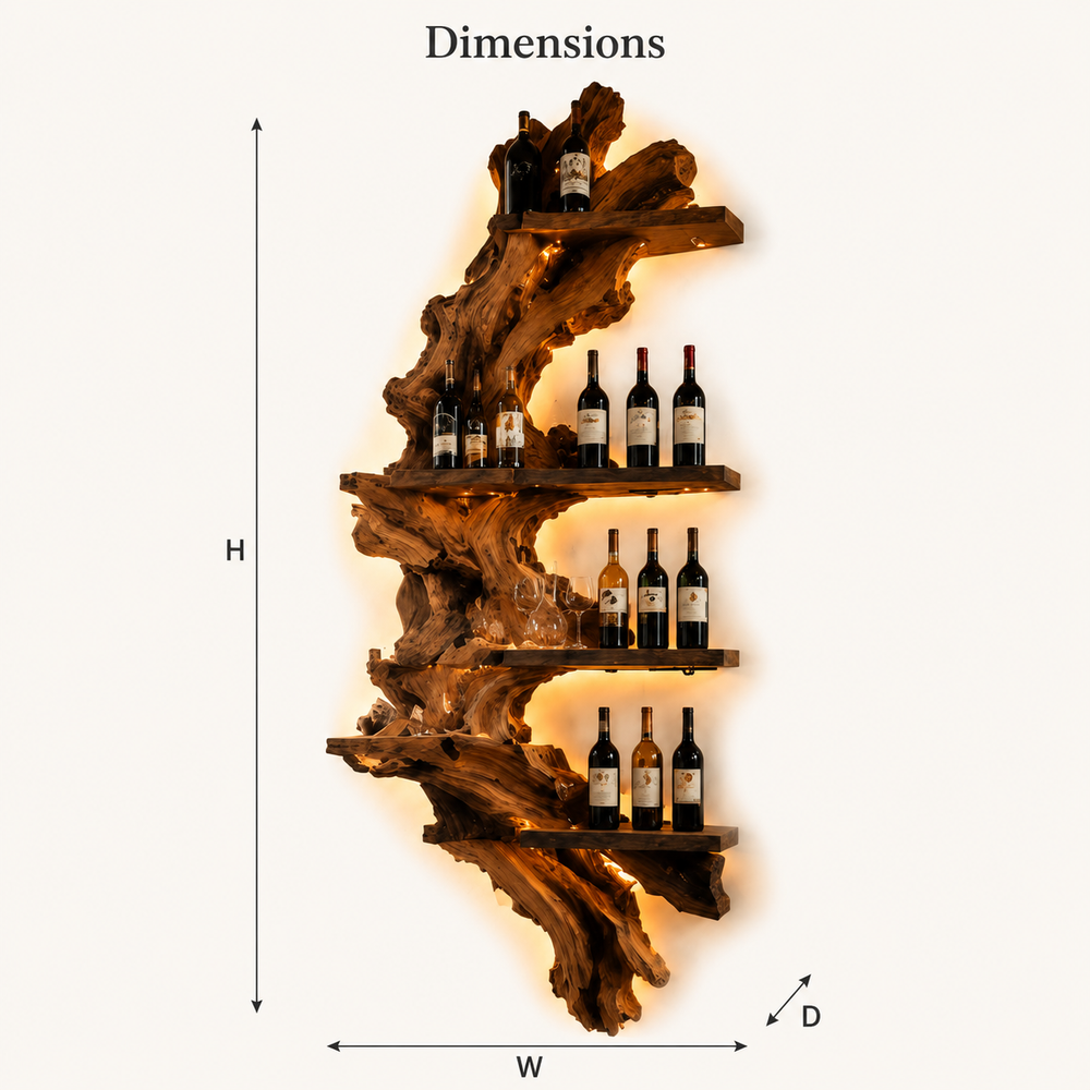 Elara Curved Wood Wine Holder - Design 305 - product image 07