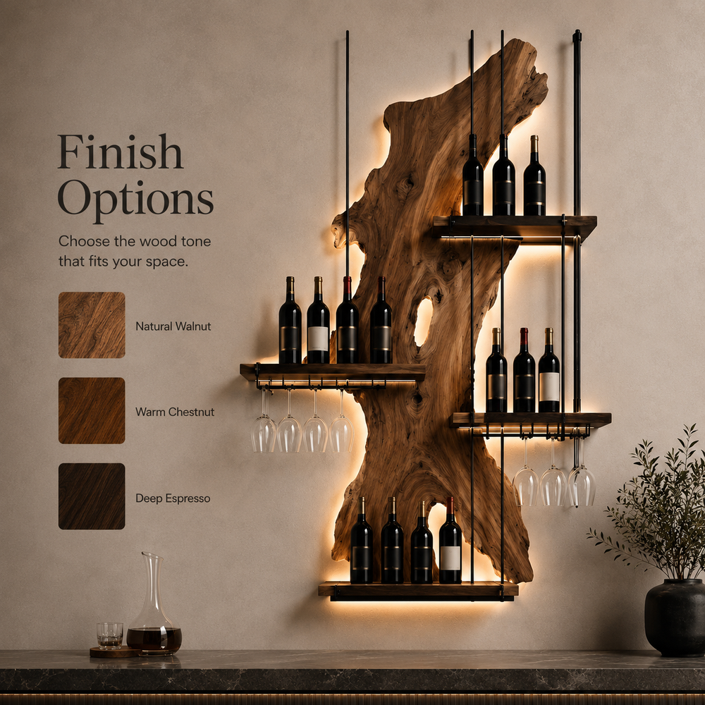 Avery Sculptural Wall Wine Rack - Design 308 - product image 11