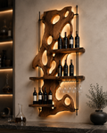 Rowan Solid Wood Wine Holder - Design 309 - main view