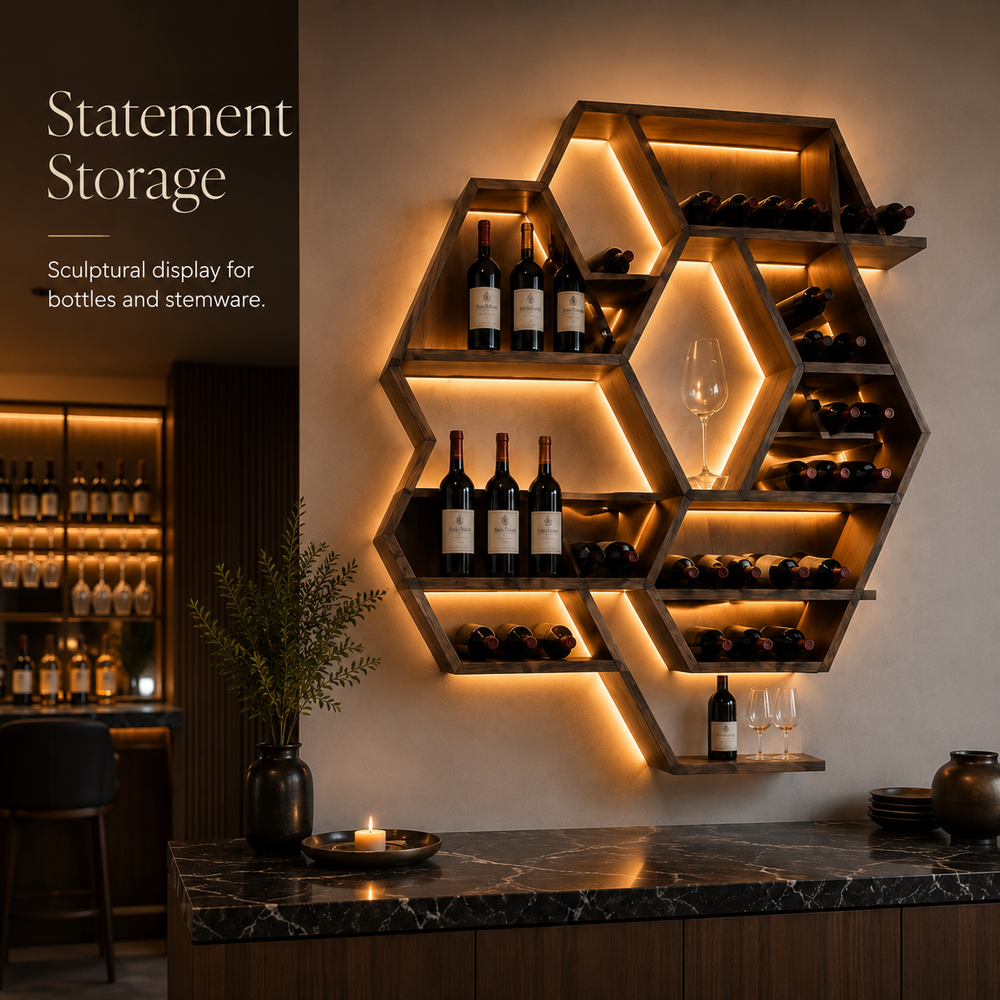 Isla Home Bar Wine Holder - Design 311 - product image 02