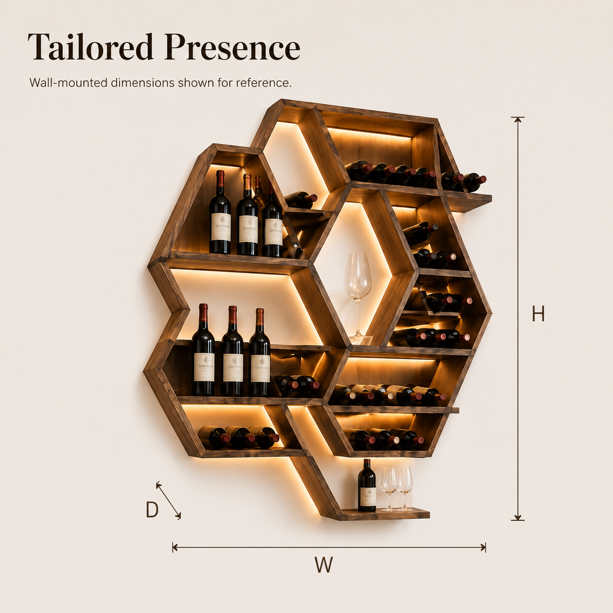 Isla Home Bar Wine Holder - Design 311 - product image 08