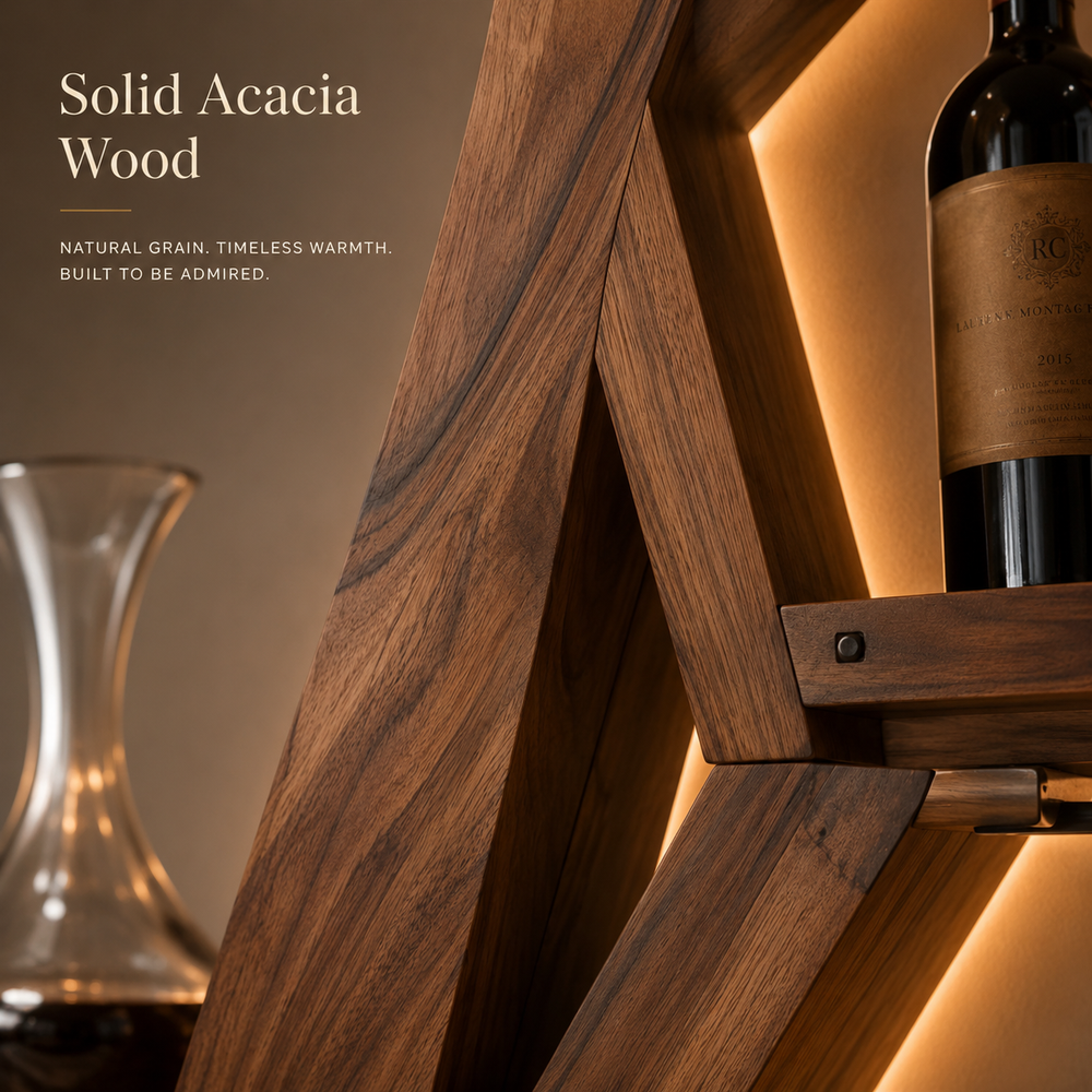 Elara Curved Wood Wine Holder - Design 313 - product image 05