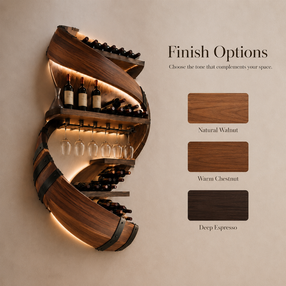 Veyra Warm Wood Wine Rack - Design 314 - product image 10