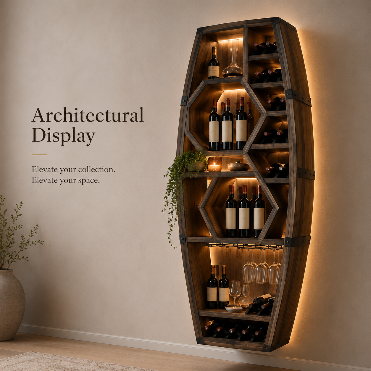 Calder Statement Wine Holder - Design 315 - product image 03