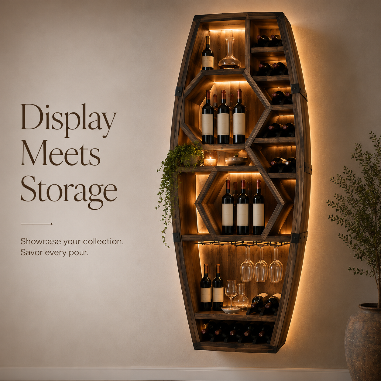 Calder Statement Wine Holder - Design 315 - product image 07