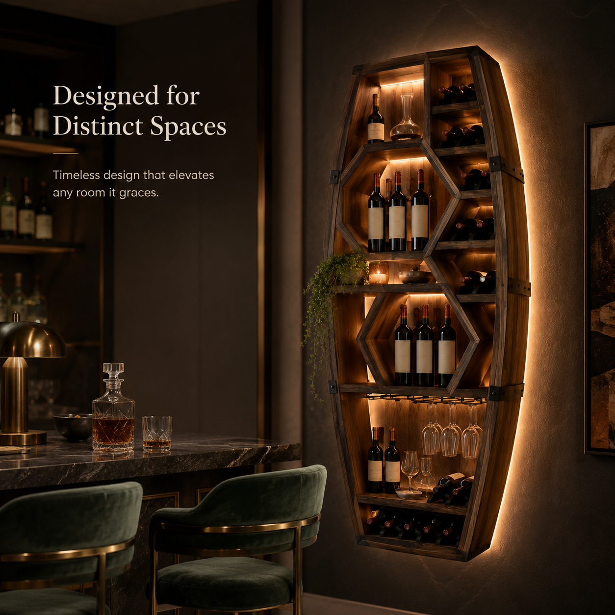 Calder Statement Wine Holder - Design 315 - product image 09