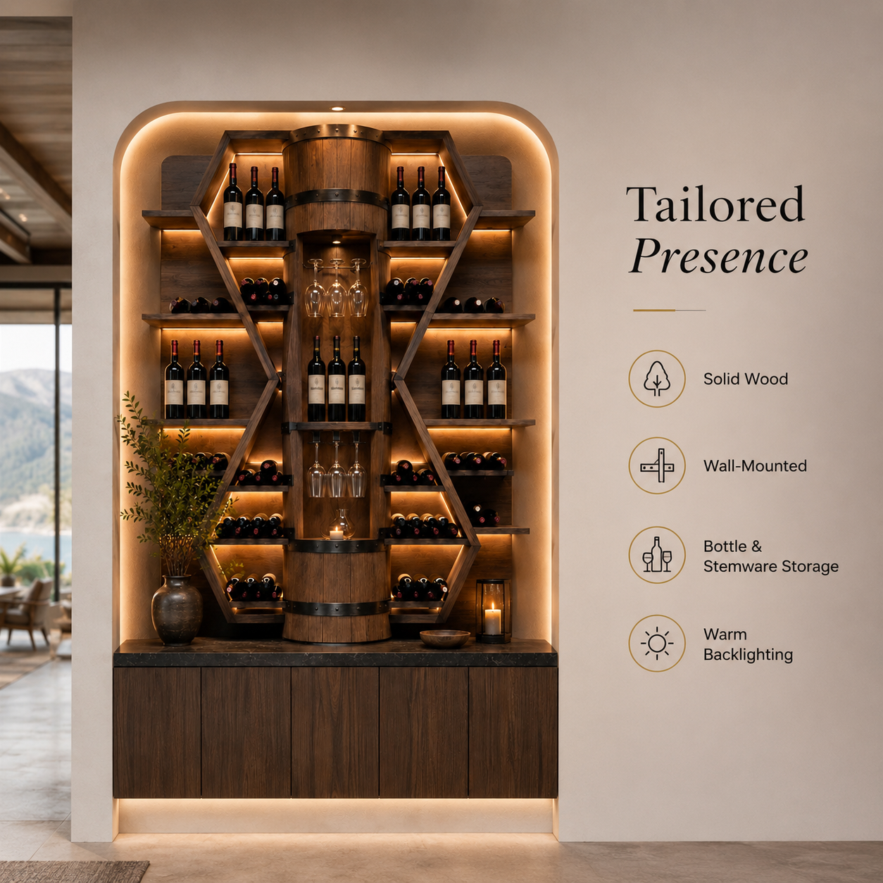 Marin Gallery Wine Rack - Design 318 - product image 07