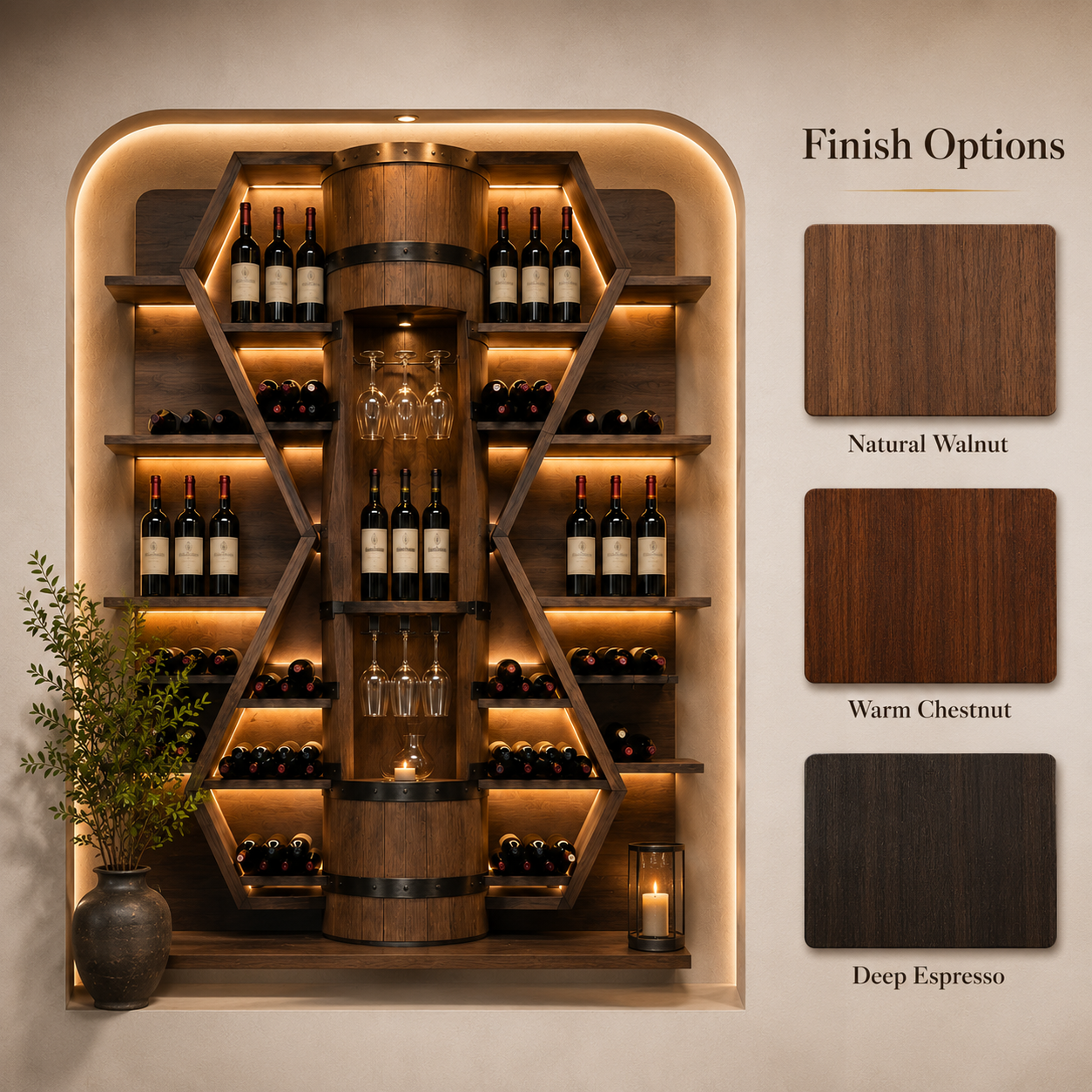 Marin Gallery Wine Rack - Design 318 - product image 09