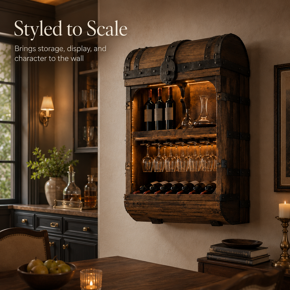 Rowan Solid Wood Wine Holder - Design 320 - product image 04