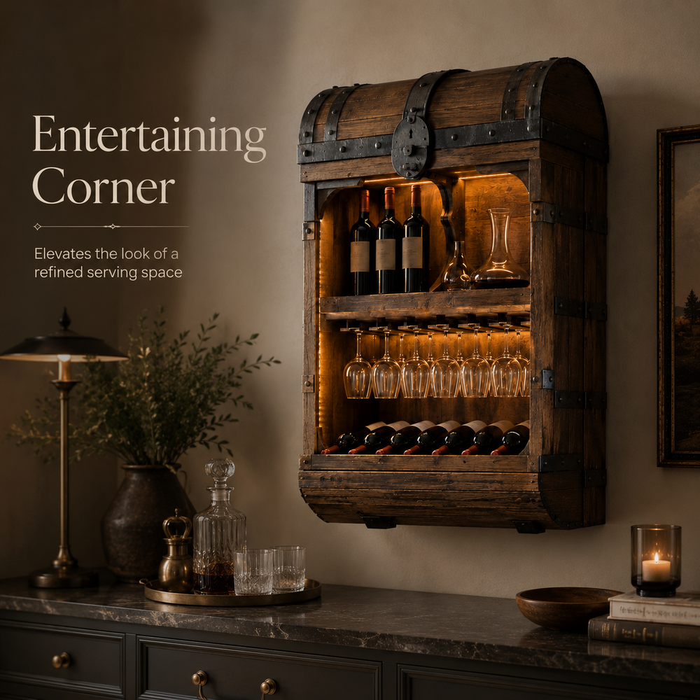 Rowan Solid Wood Wine Holder - Design 320 - product image 09