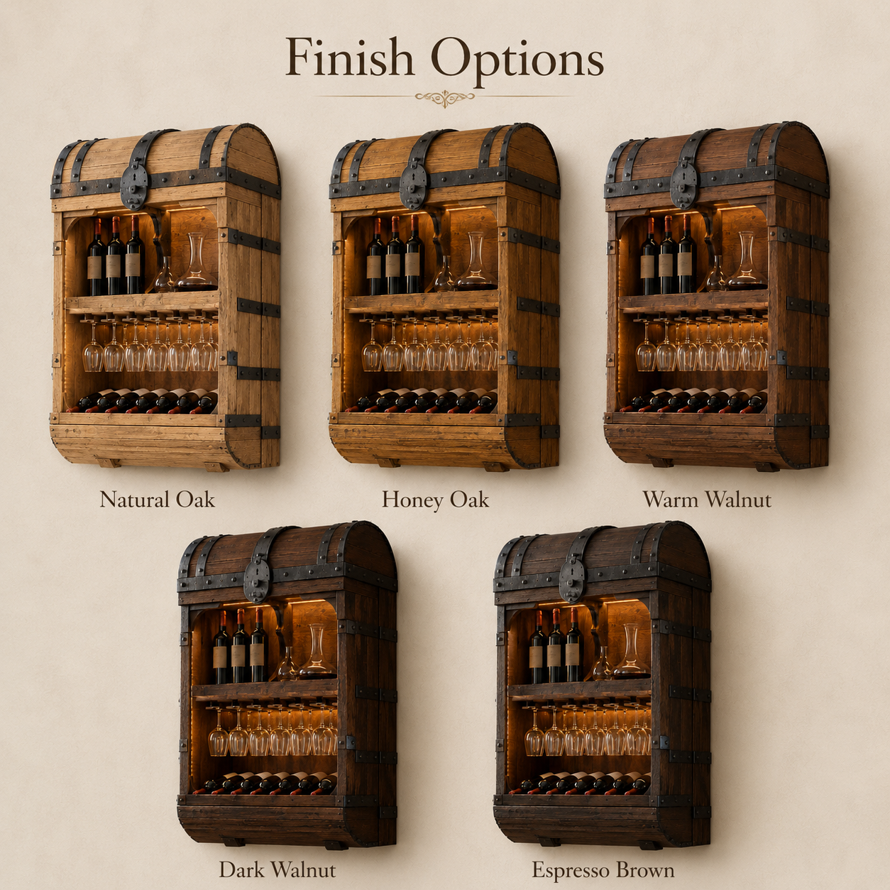 Rowan Solid Wood Wine Holder - Design 320 - product image 11