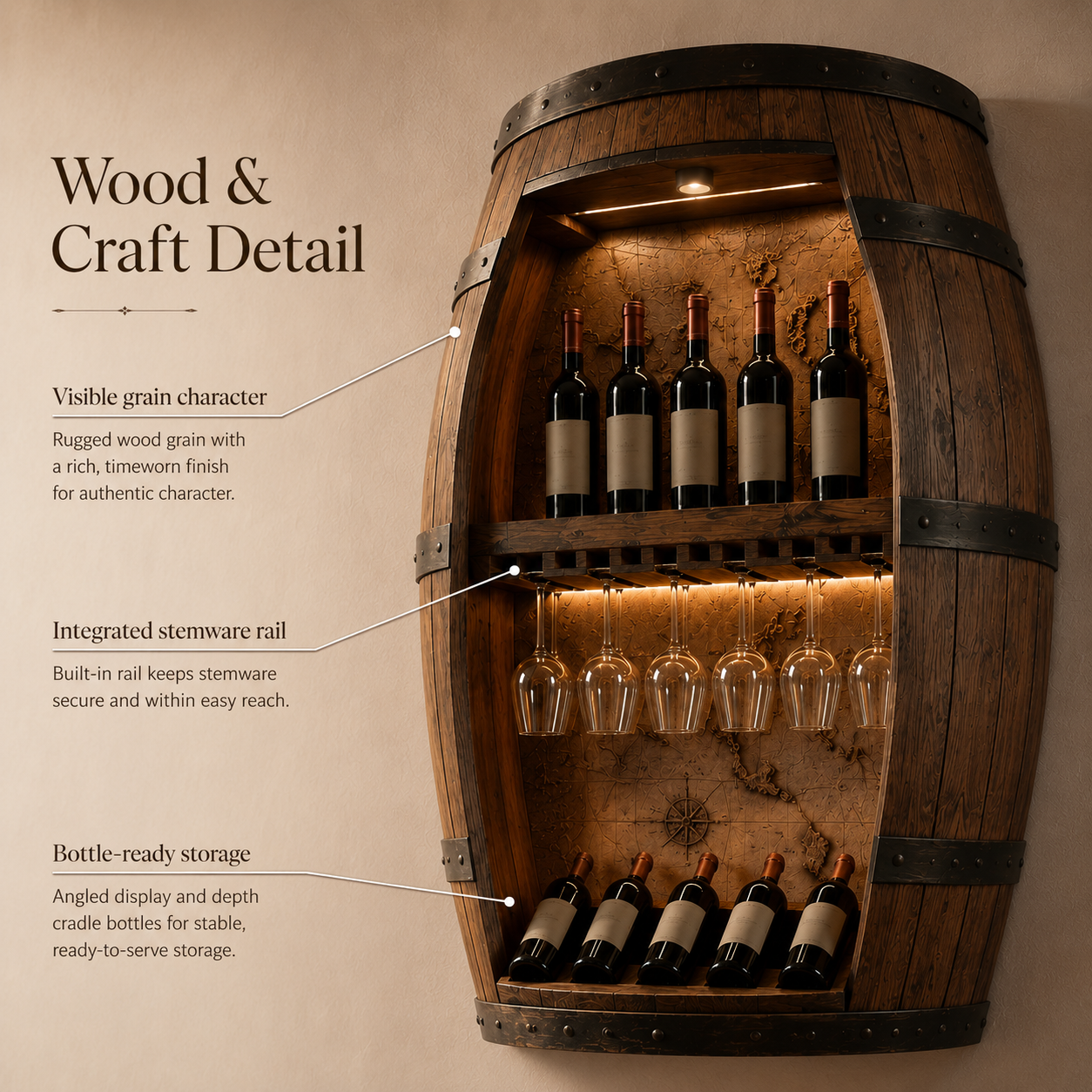 Marin Gallery Wine Rack - Design 321 - product image 05