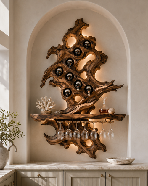 Soren Wall Mounted Wine Rack - Design 323 - main view