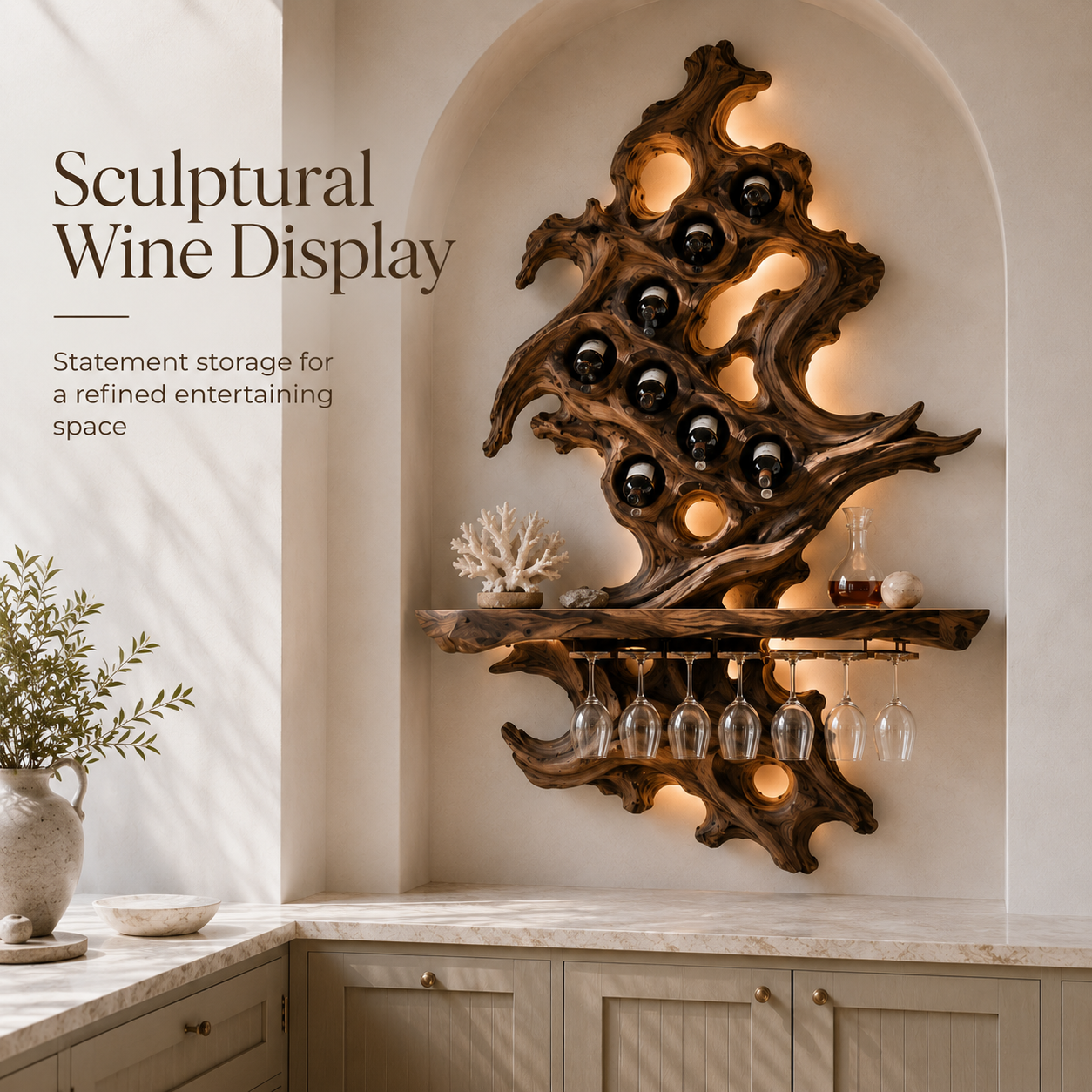 Soren Wall Mounted Wine Rack - Design 323 - product image 02