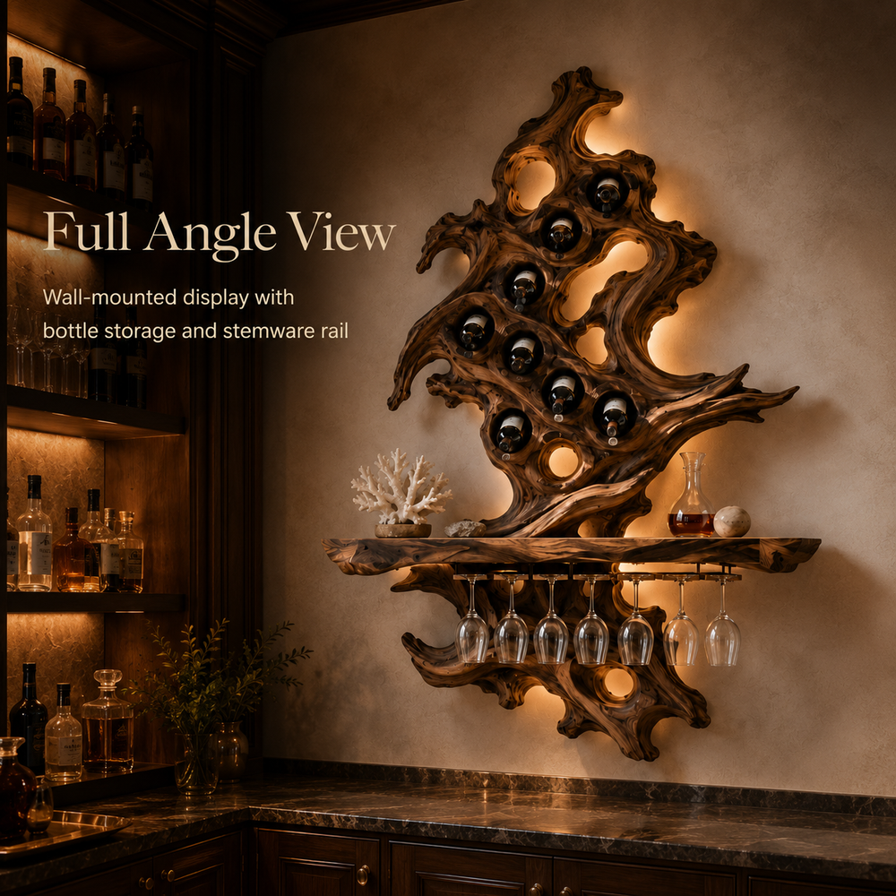 Soren Wall Mounted Wine Rack - Design 323 - product image 03