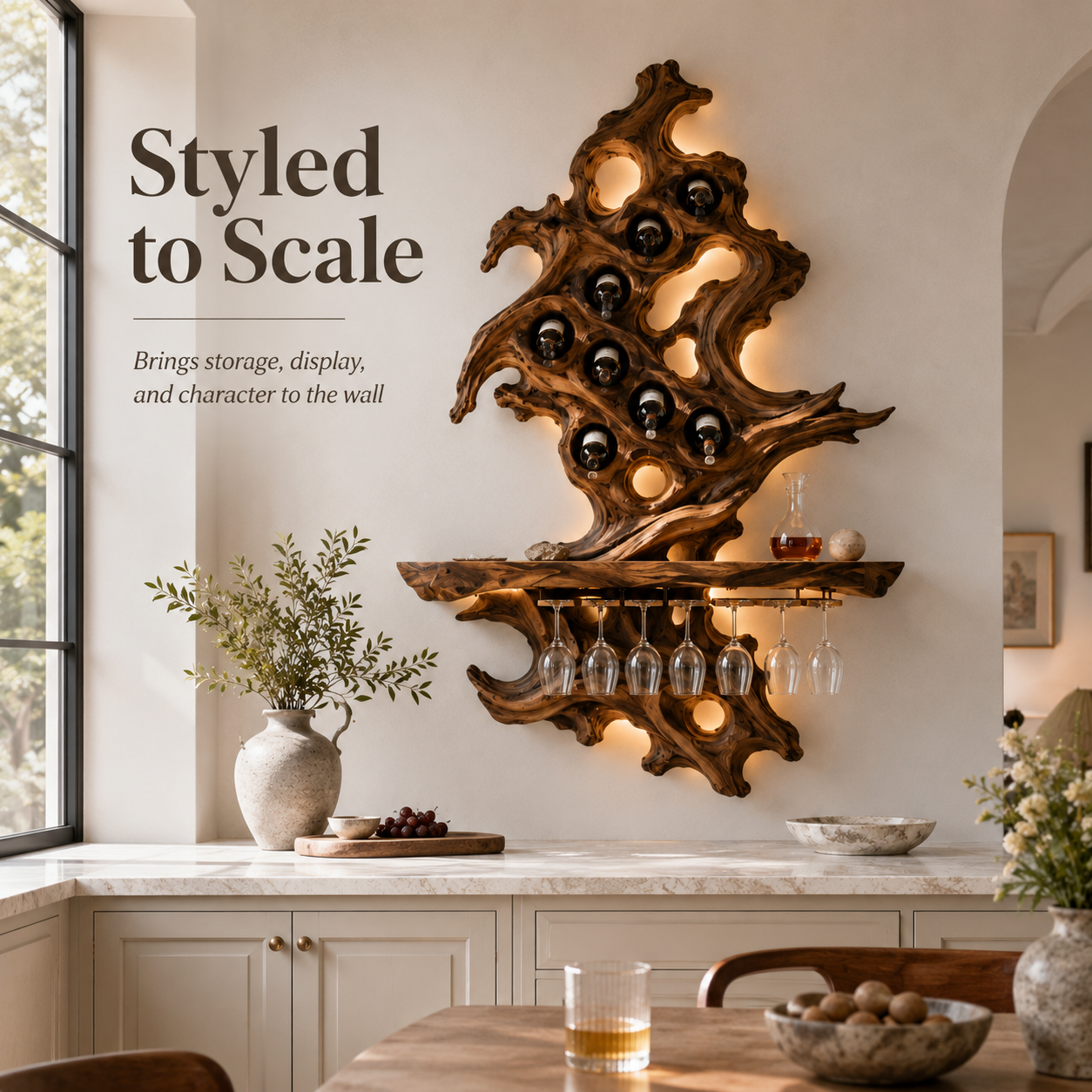 Soren Wall Mounted Wine Rack - Design 323 - product image 04