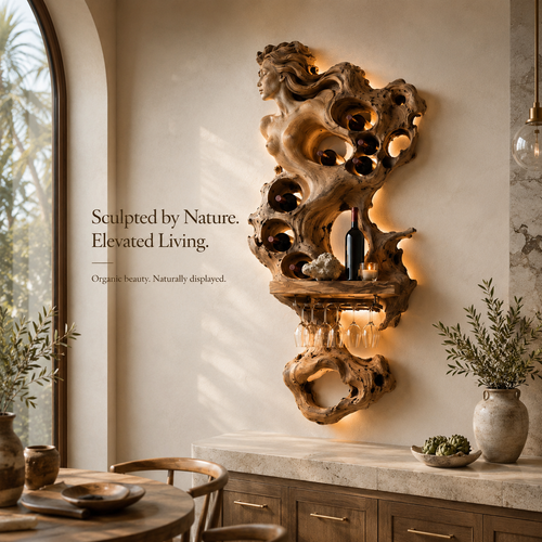 Rowan Solid Wood Wine Holder - Design 325 - product image 02