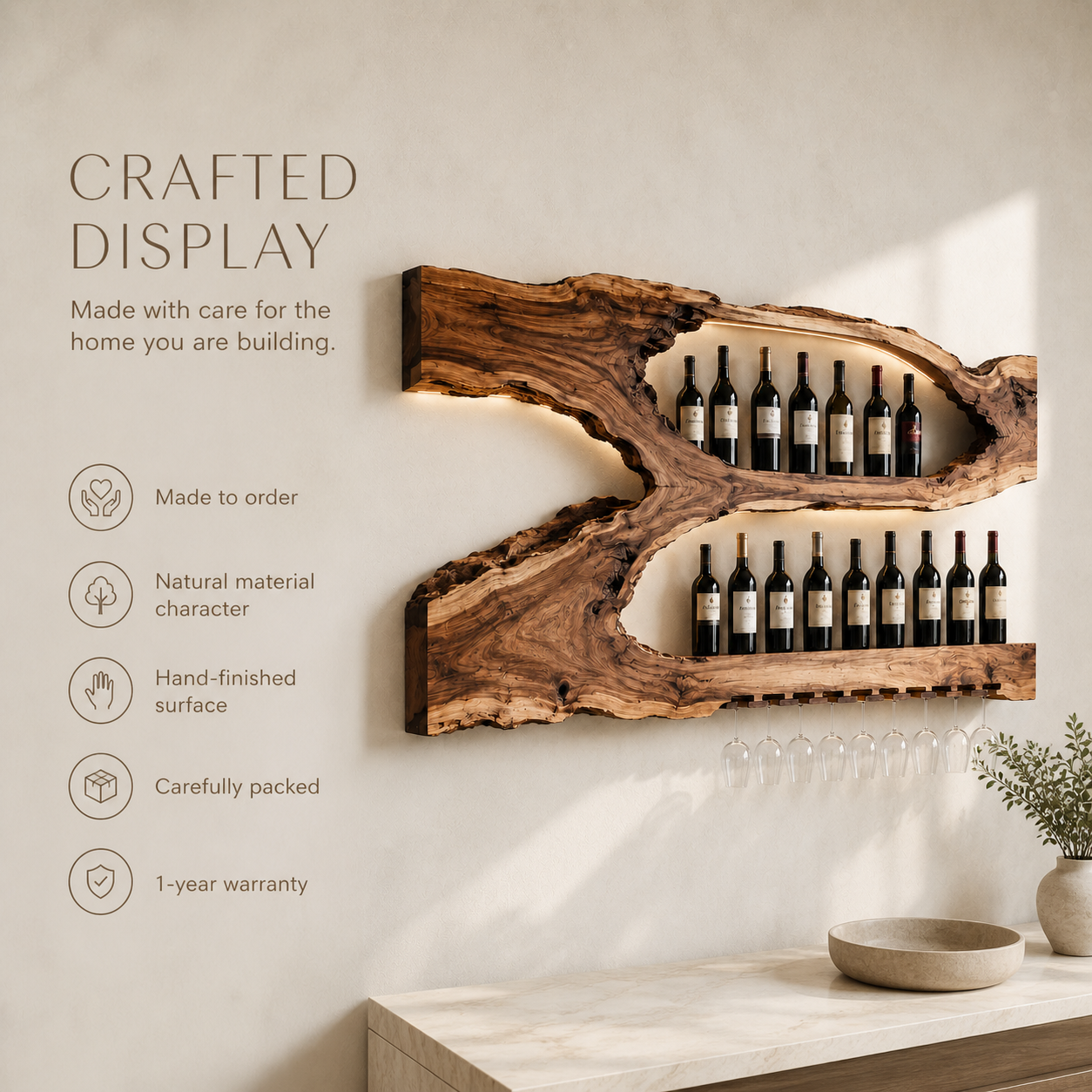 Marin Gallery Wall Wine Rack - Design 328 - product image 09